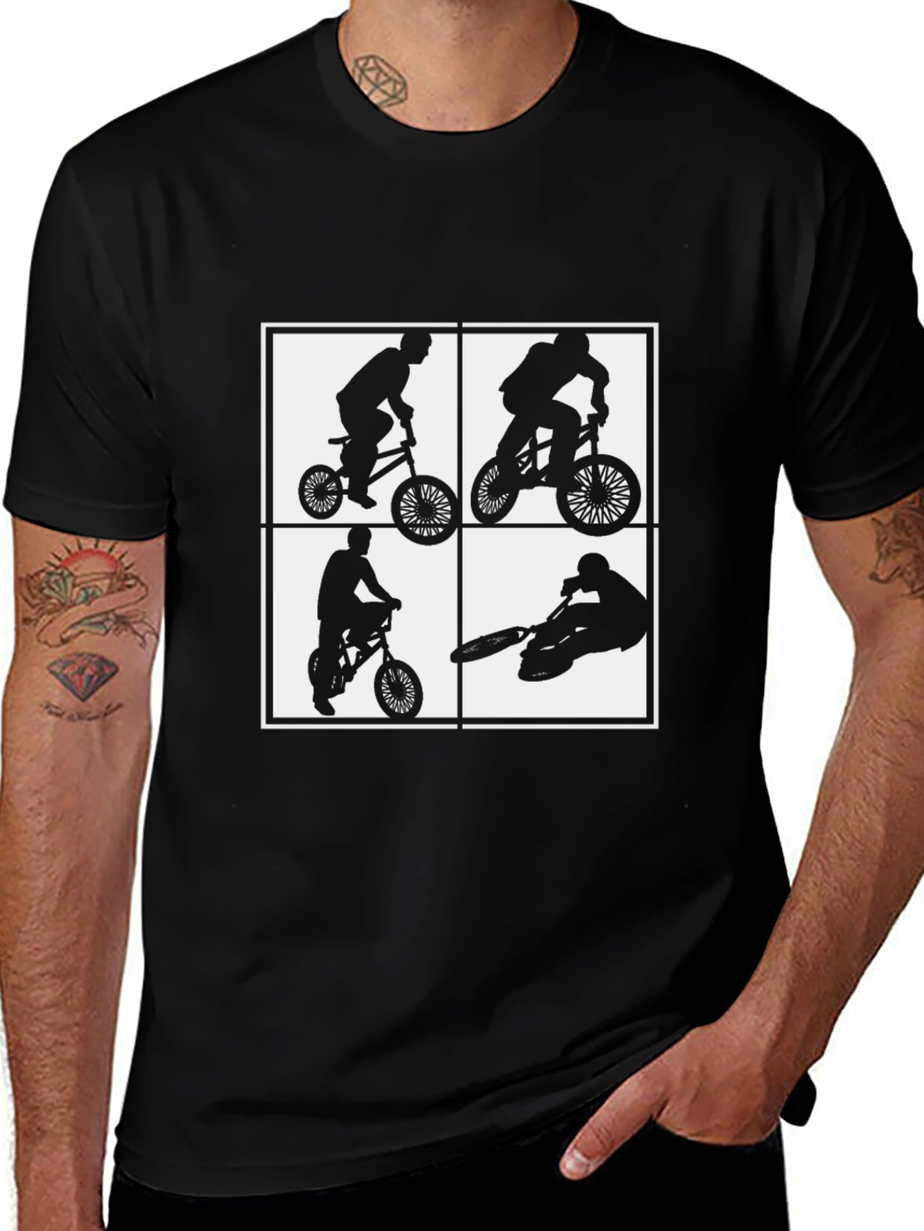BMX Silhouette T-Shirt - Black