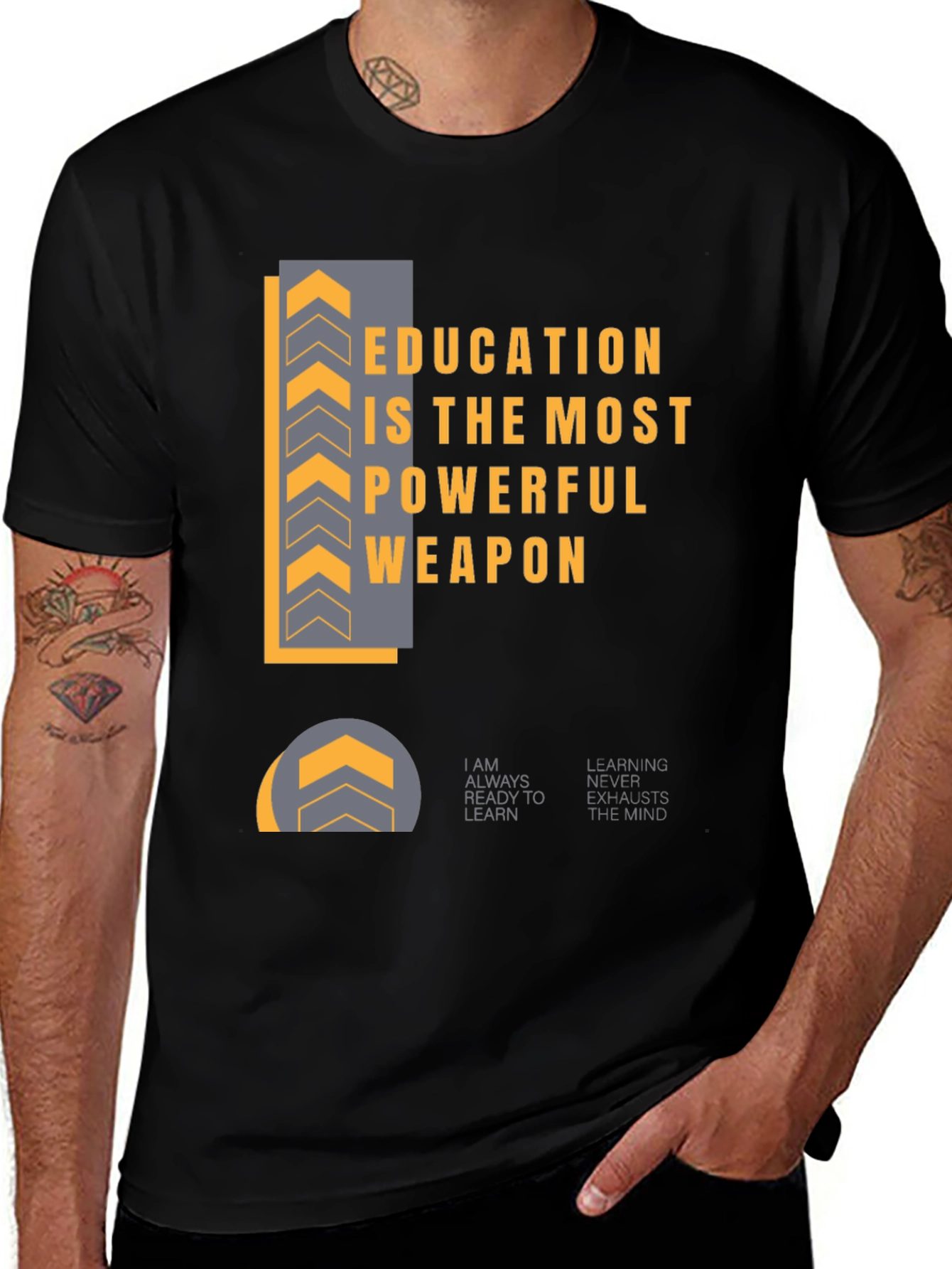 Variant 25 of Education is Power Graphic T-Shirt