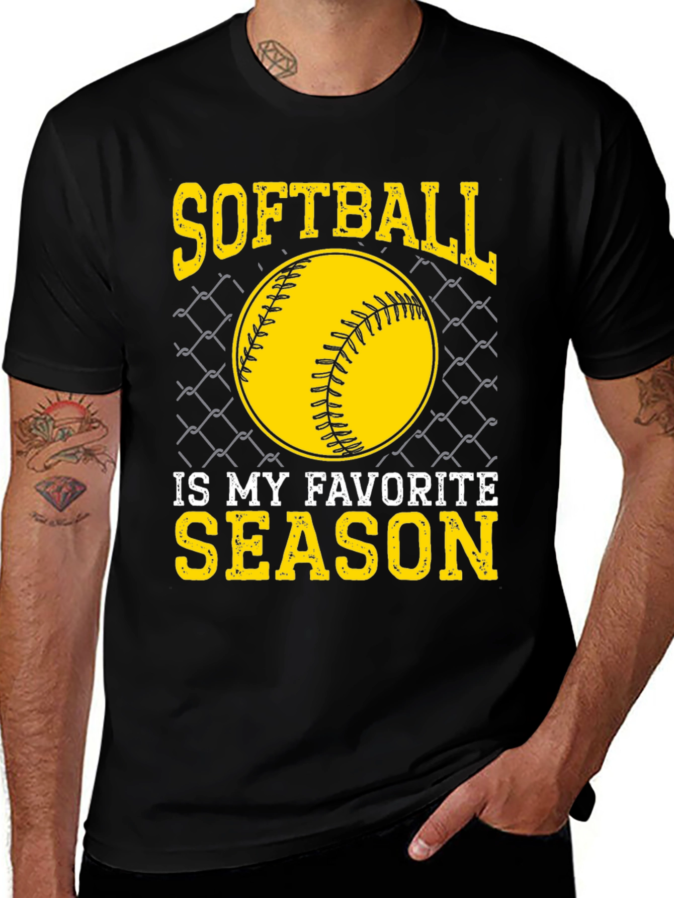Variant 9 of Softball Is My Favorite Season T-Shirt