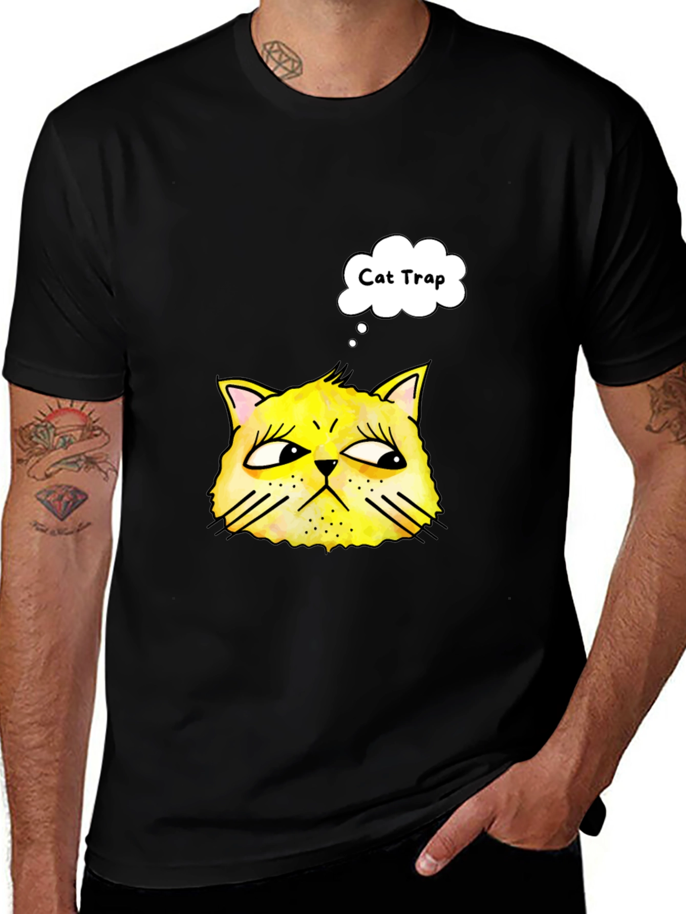 Variant 8 of Cat Trap T-Shirt - Funny Graphic Tee