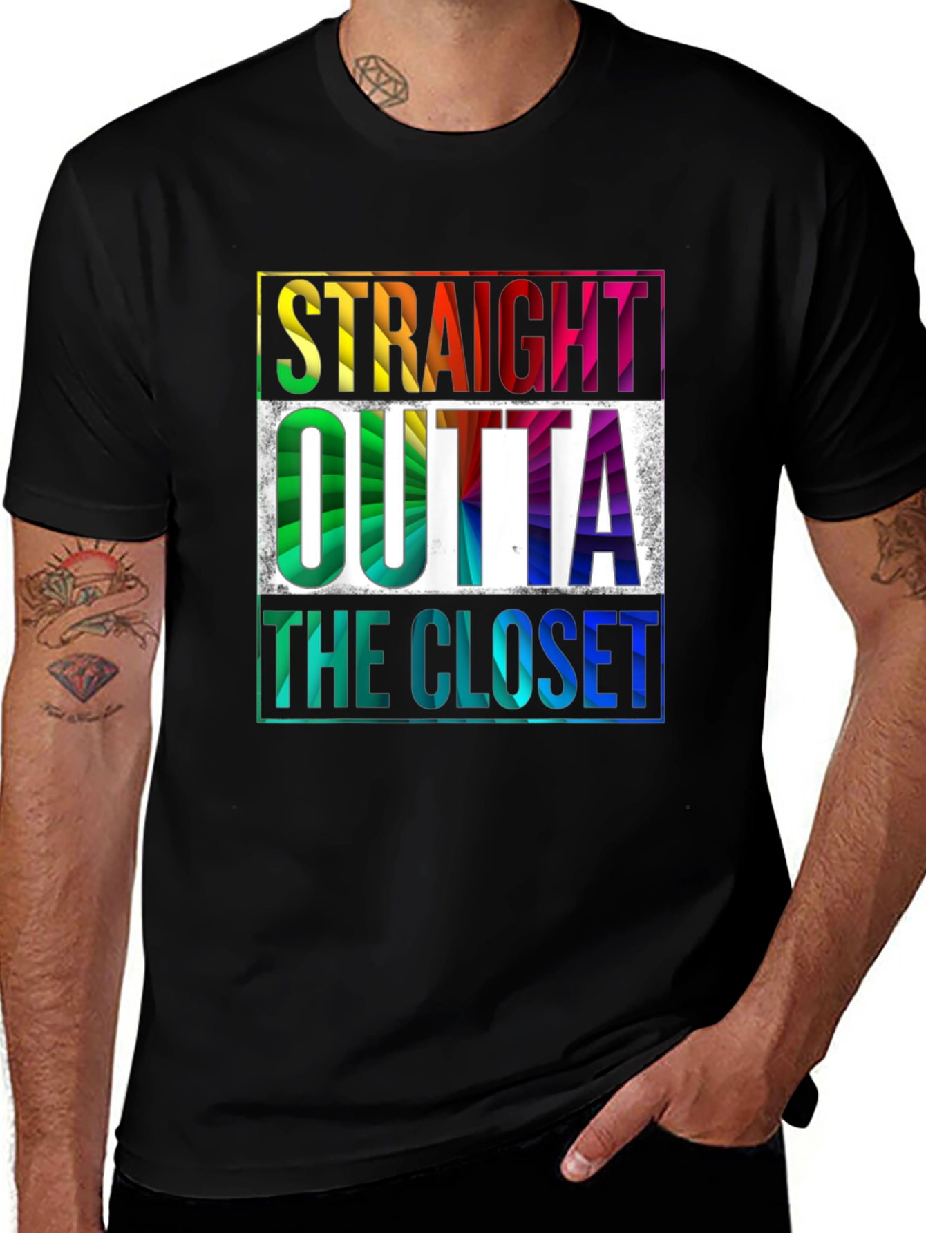 Variant 9 of Straight Outta The Closet Pride T-Shirt