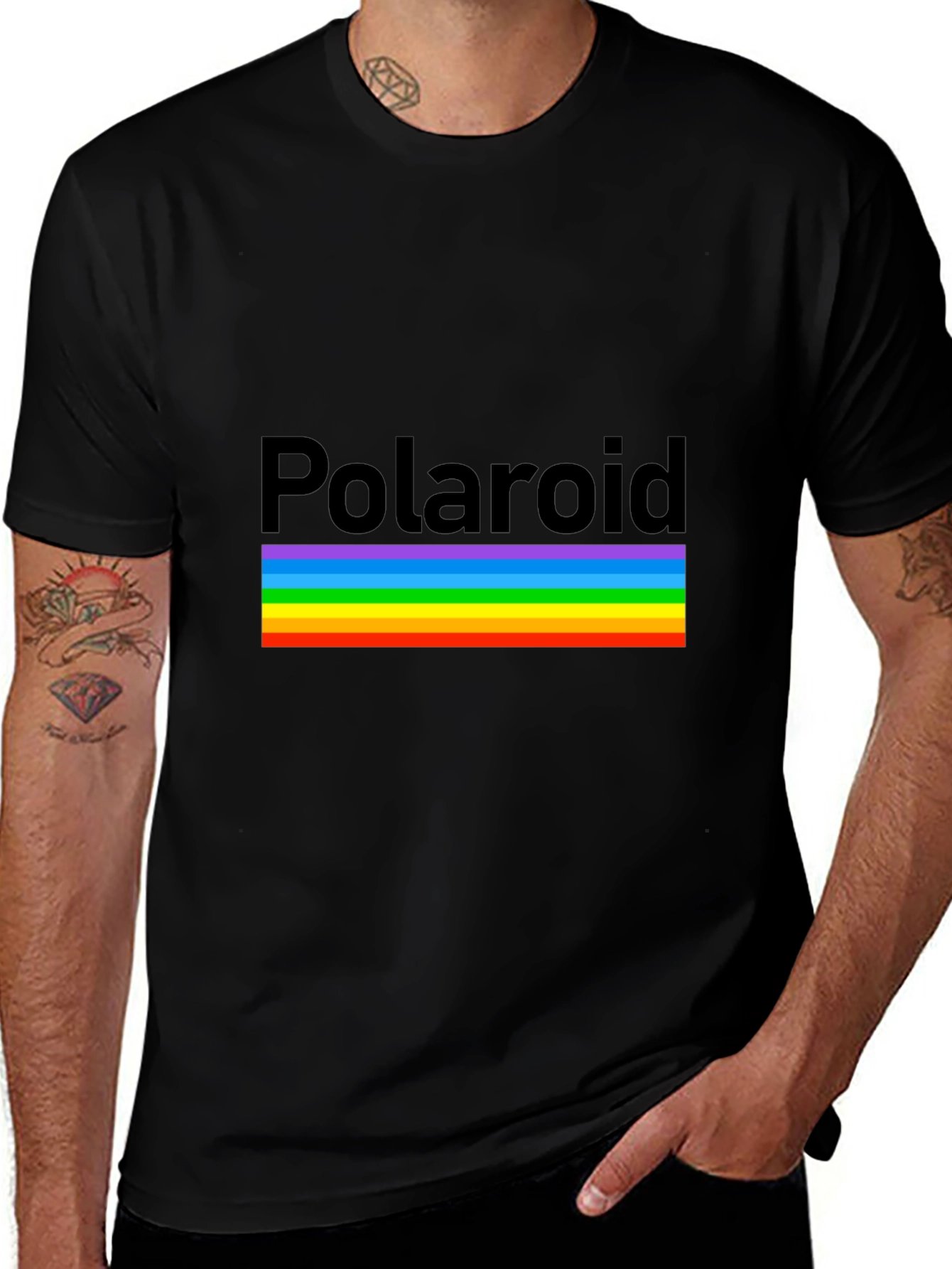 Retro Polaroid Rainbow T-Shirt