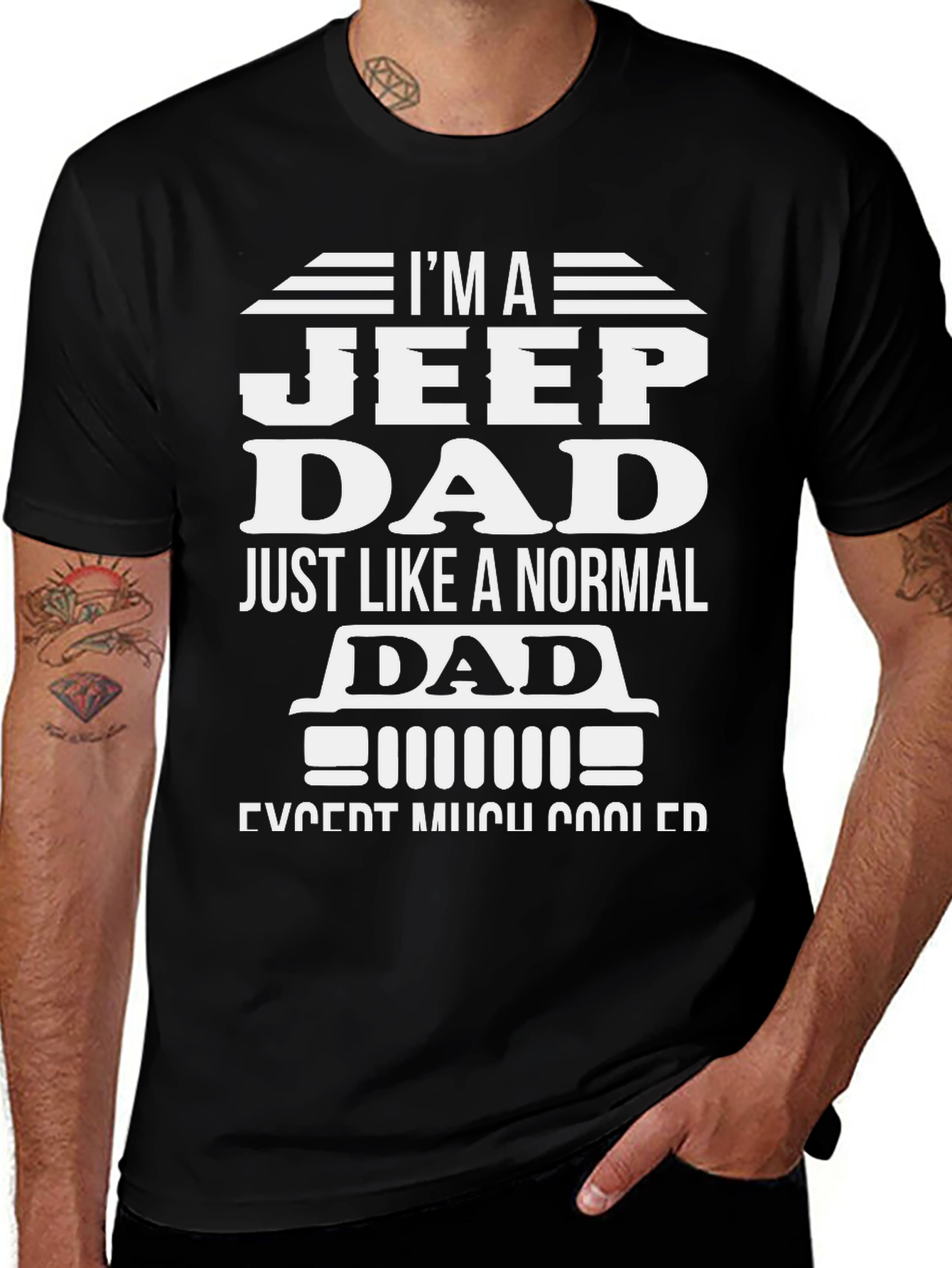 I'm A Jeep Dad T-Shirt - Cool Father's Day Gift