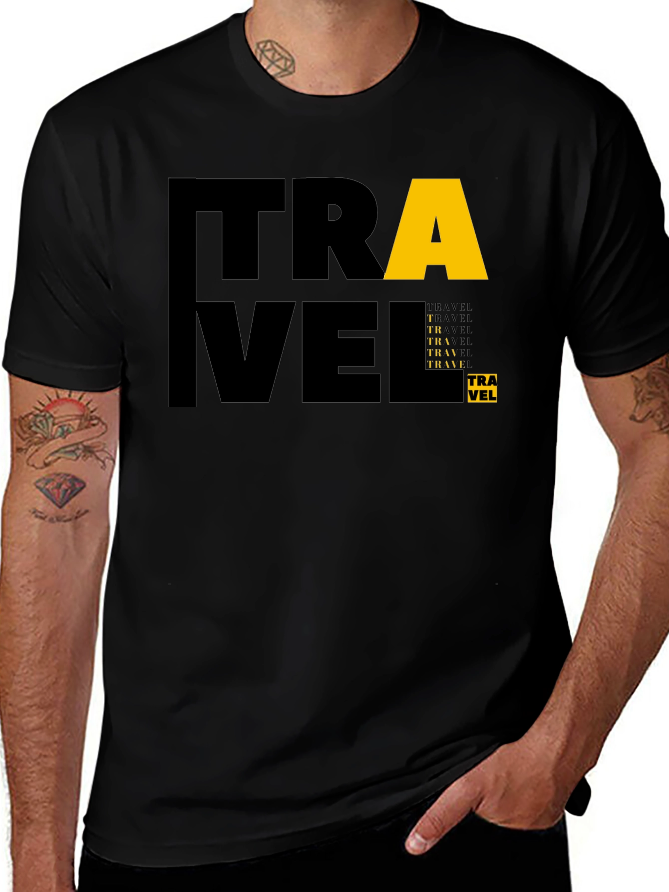 Variant 14 of Travel Graphic T-Shirt - Adventure Ready