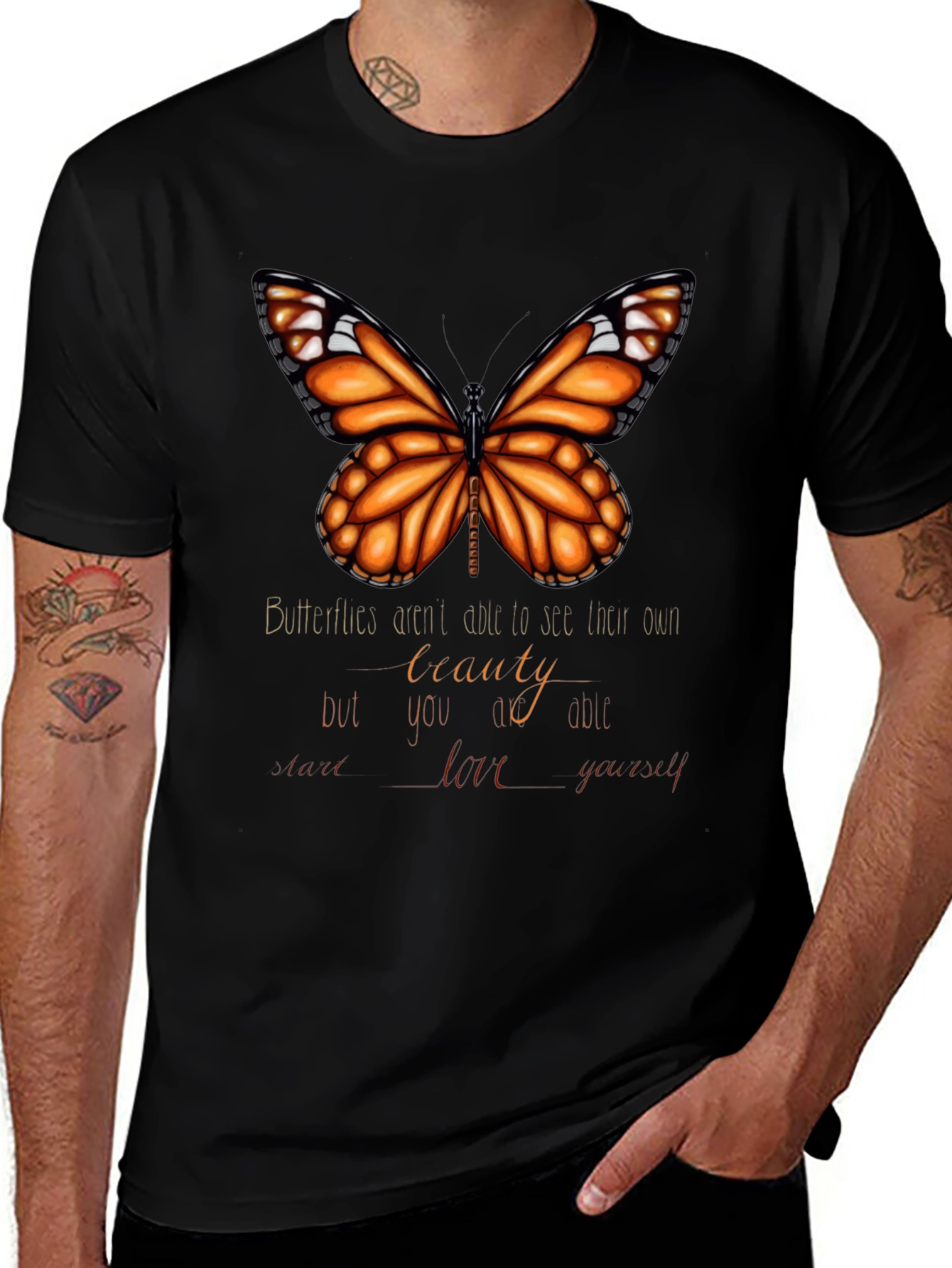 Variant 3 of Butterfly Beauty T-Shirt: See Your Own Beauty!
