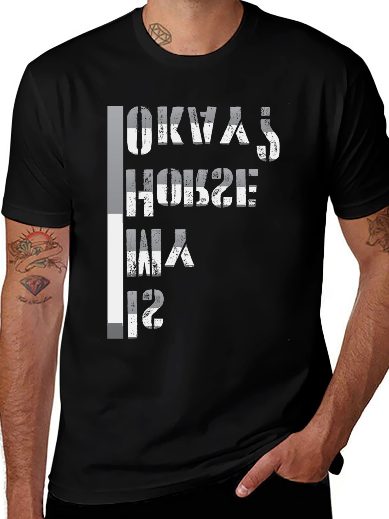 Variant 18 of OKVAS House Rules T-Shirt | Trendy Graphic Tee