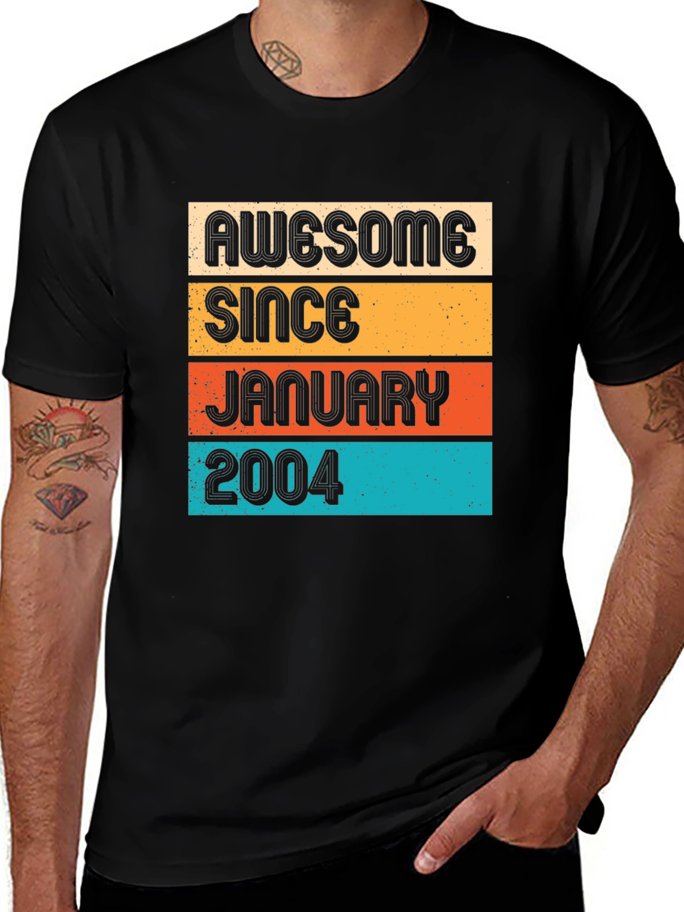 Variant 14 of Awesome Since January 2004 Graphic T-Shirt