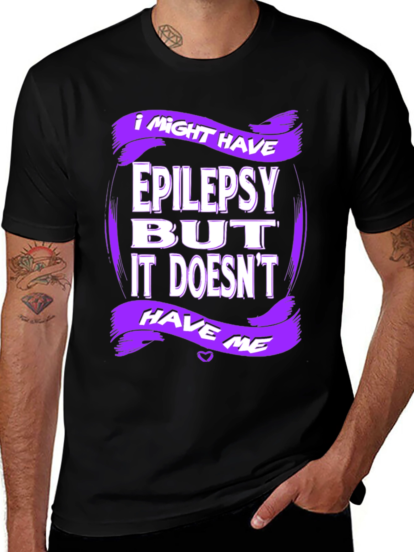 Variant 2 of Epilepsy Awareness Graphic T-Shirt