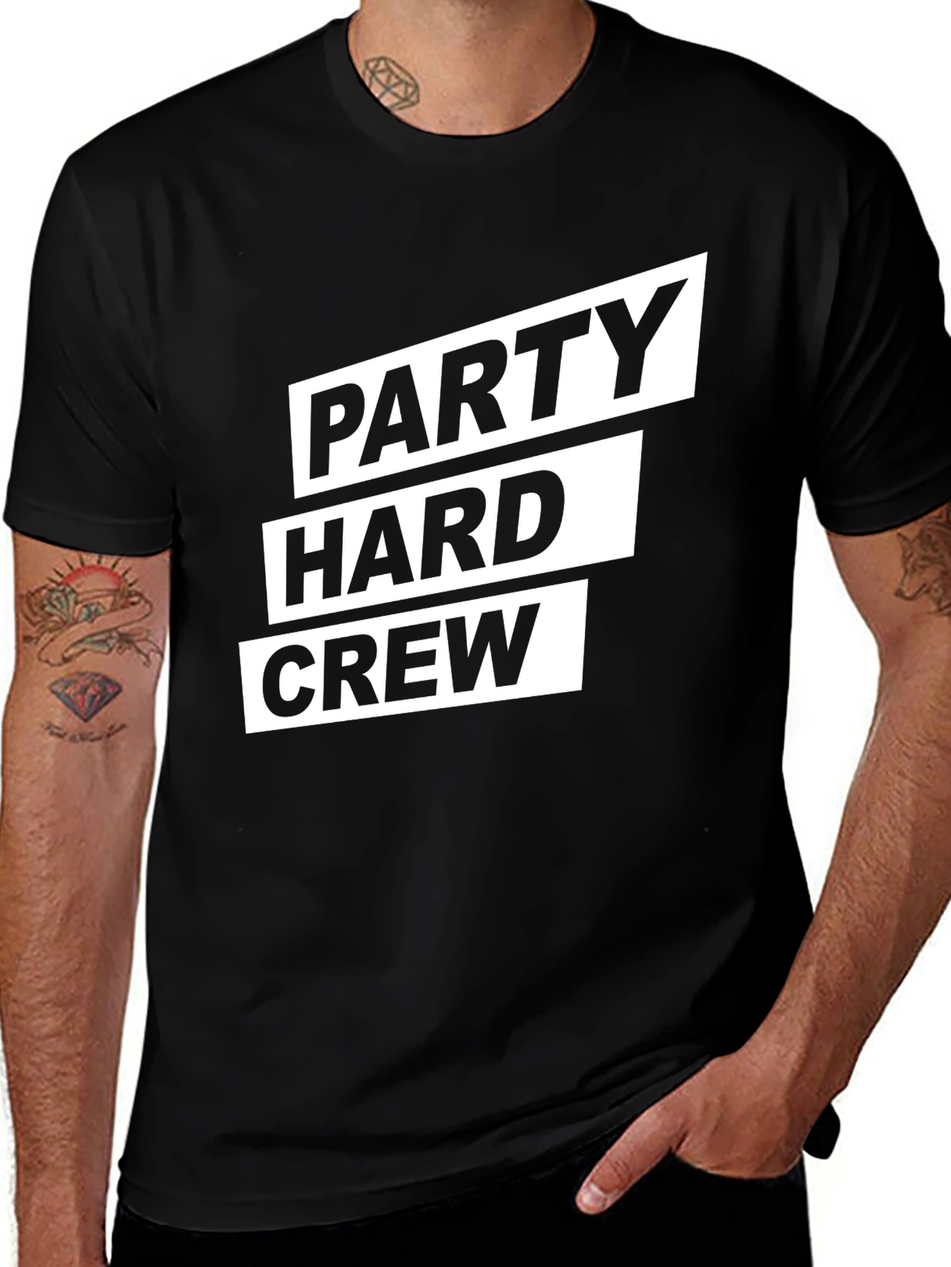 Variant 21 of Party Hard Crew Graphic T-Shirt