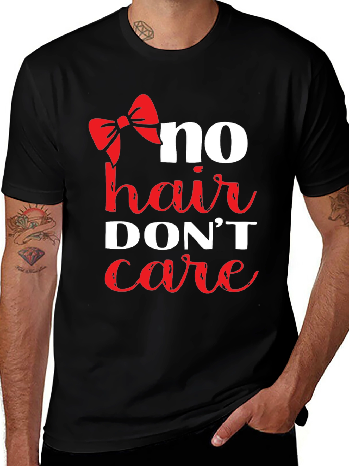 No Hair Don't Care T-Shirt