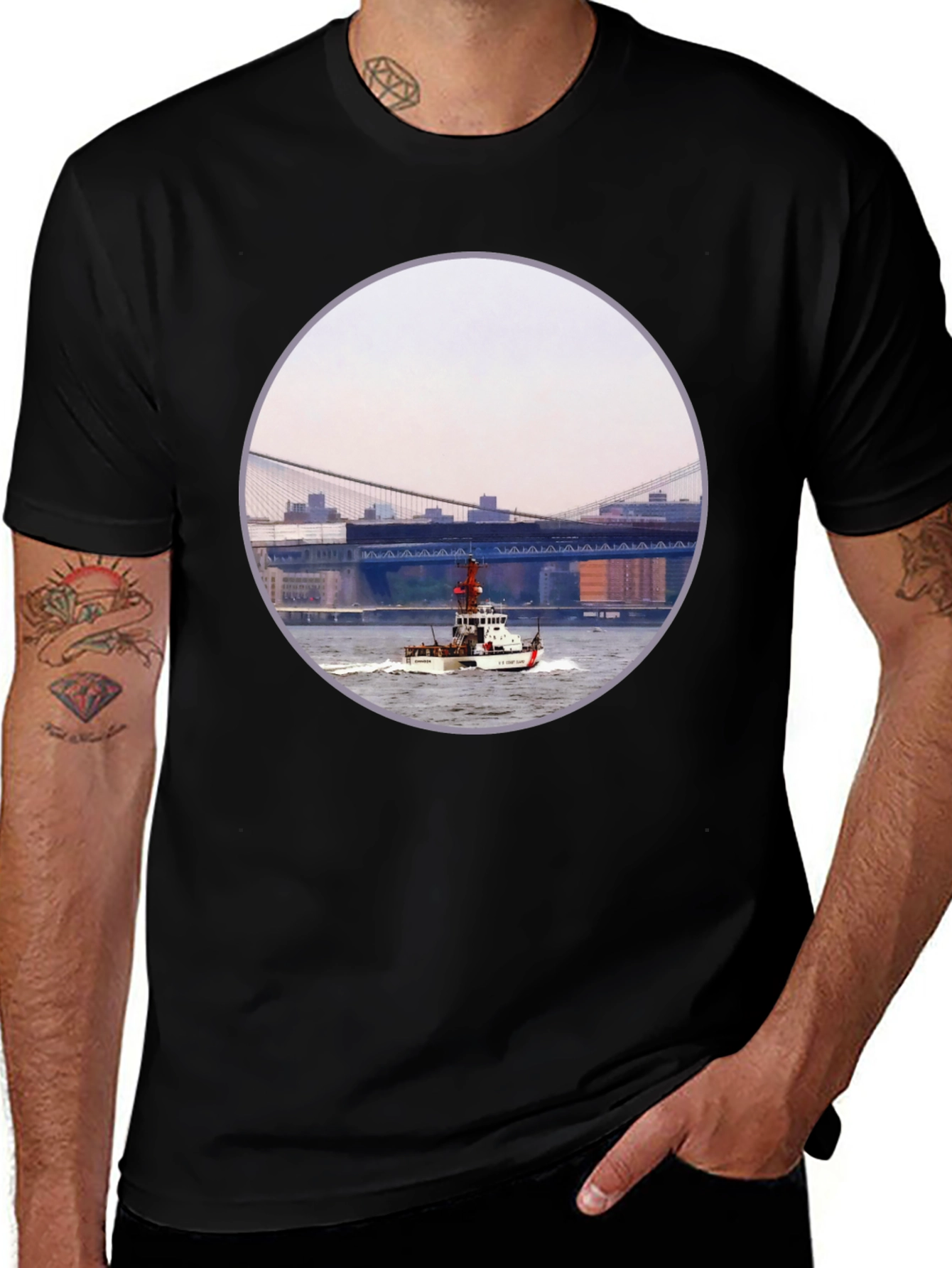 Variant 15 of NYC Coast Guard T-Shirt