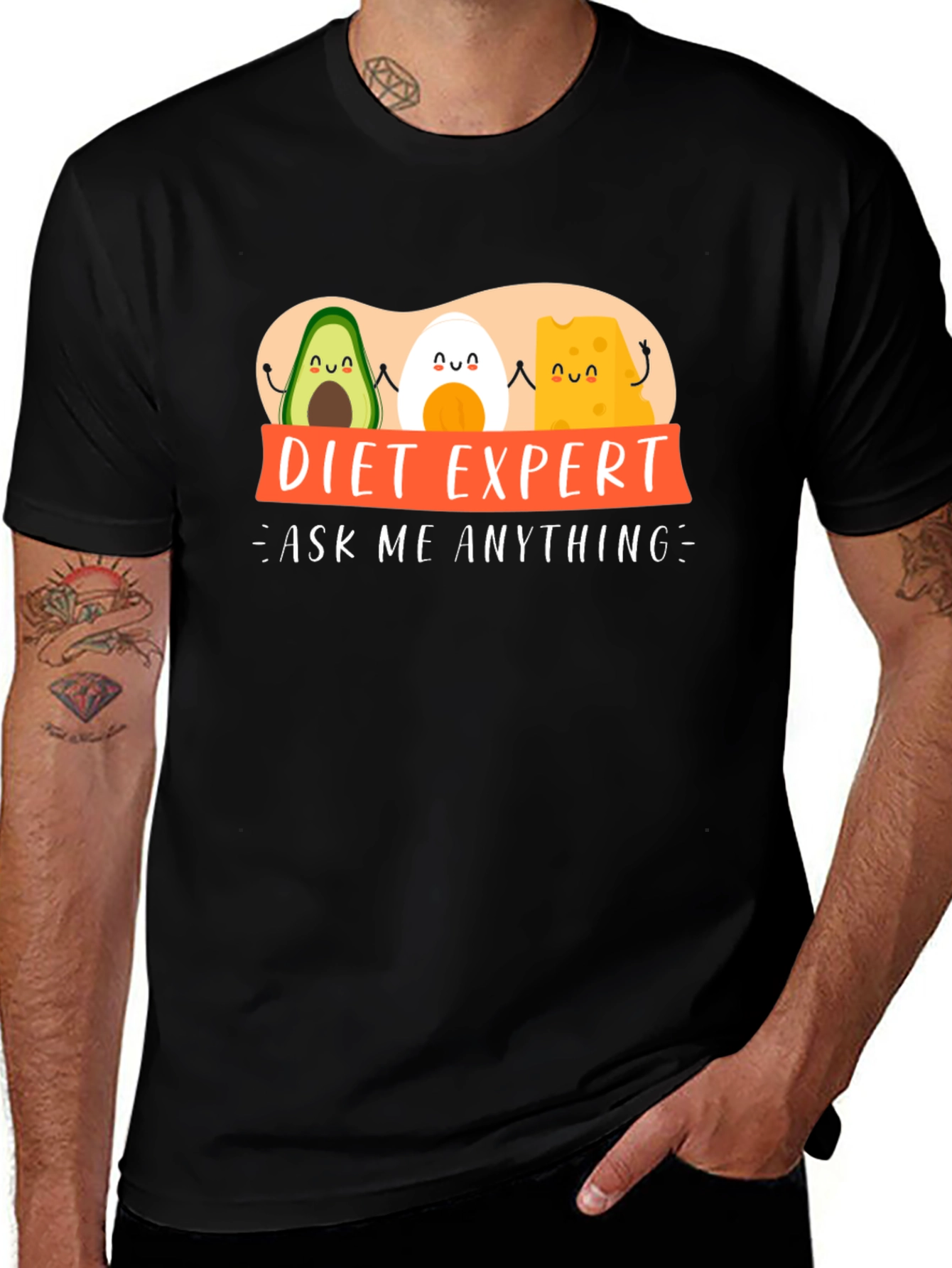 Diet Expert Ask Me Anything Graphic Tee