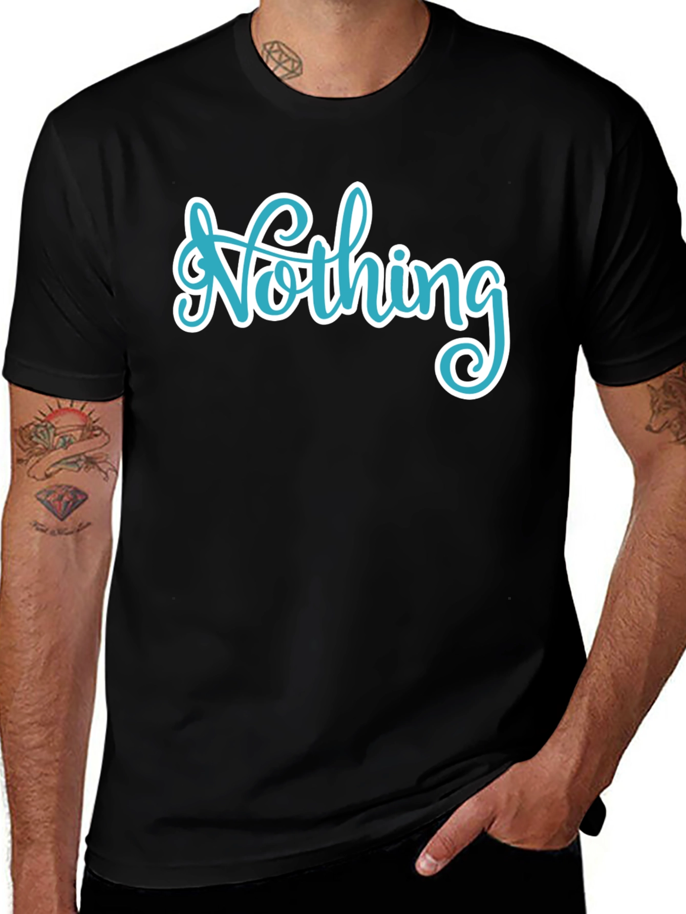 Nothing T-Shirt, Novelty Graphic Tee