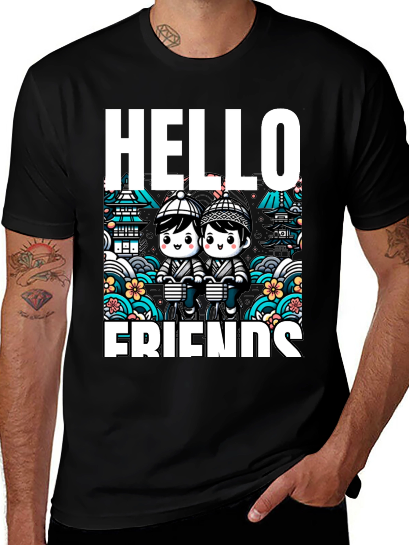 Variant 22 of Hello Friends Graphic Tee