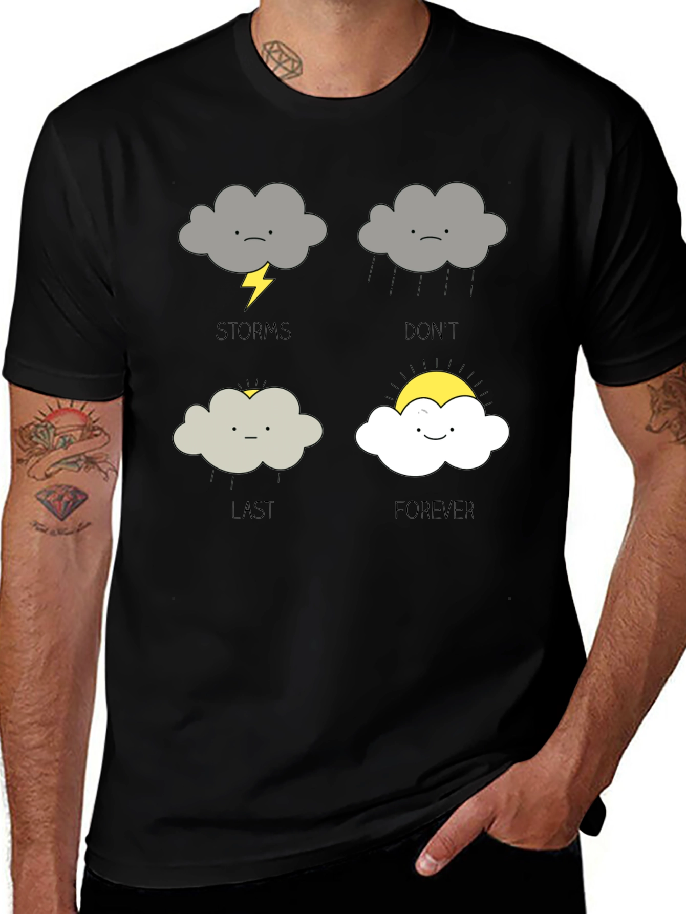 Variant 9 of Optimistic Weather Graphic Tee