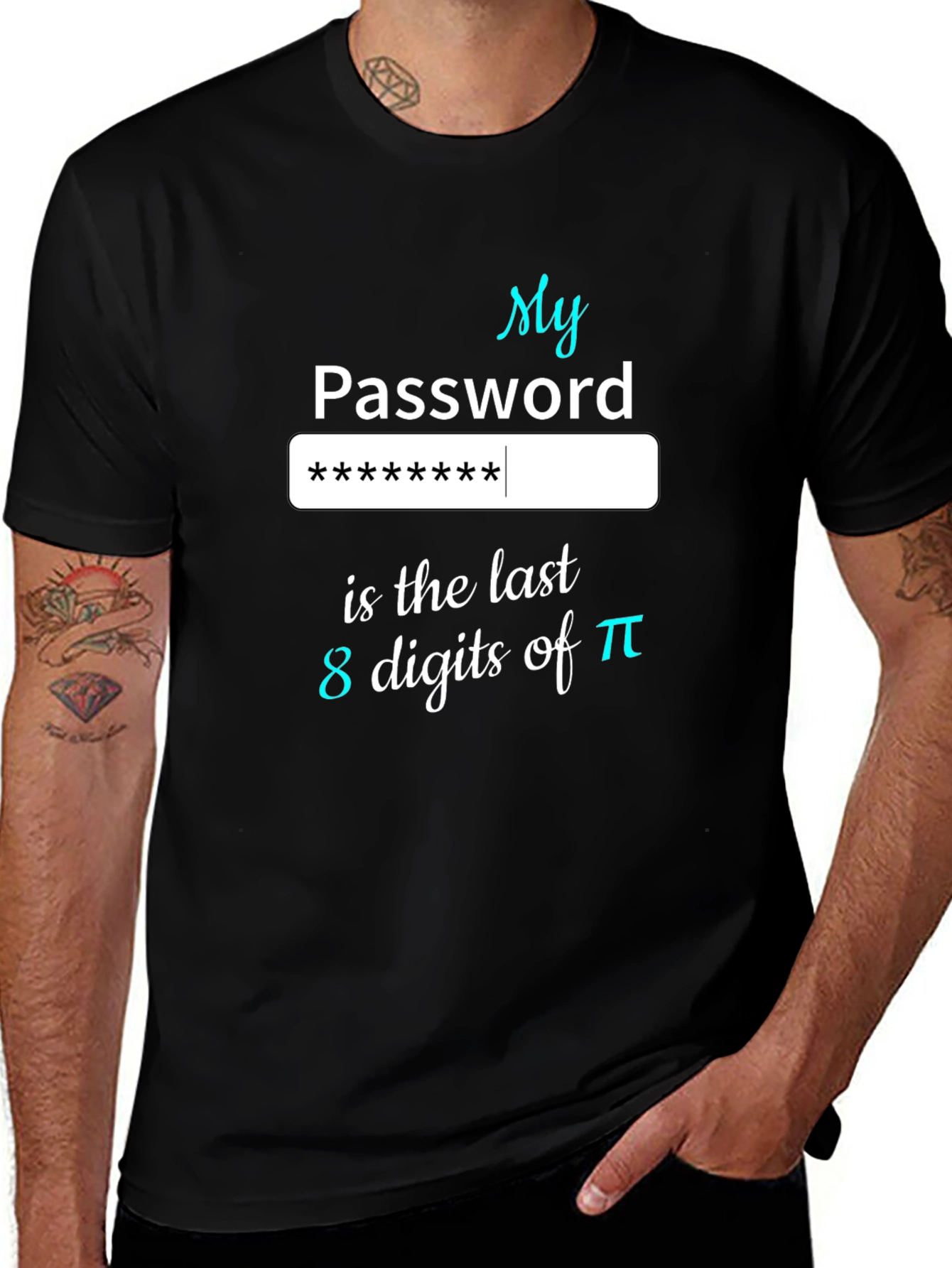 Funny Pi Password T-Shirt