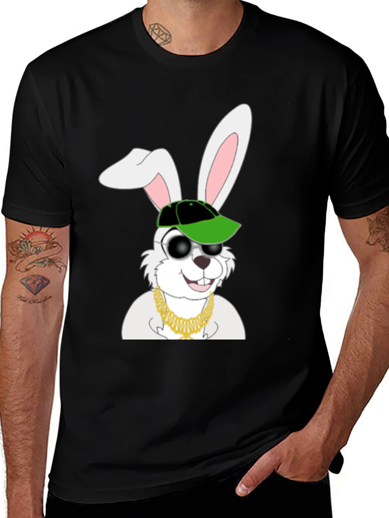 Variant 29 of Cool Rabbit Graphic T-Shirt
