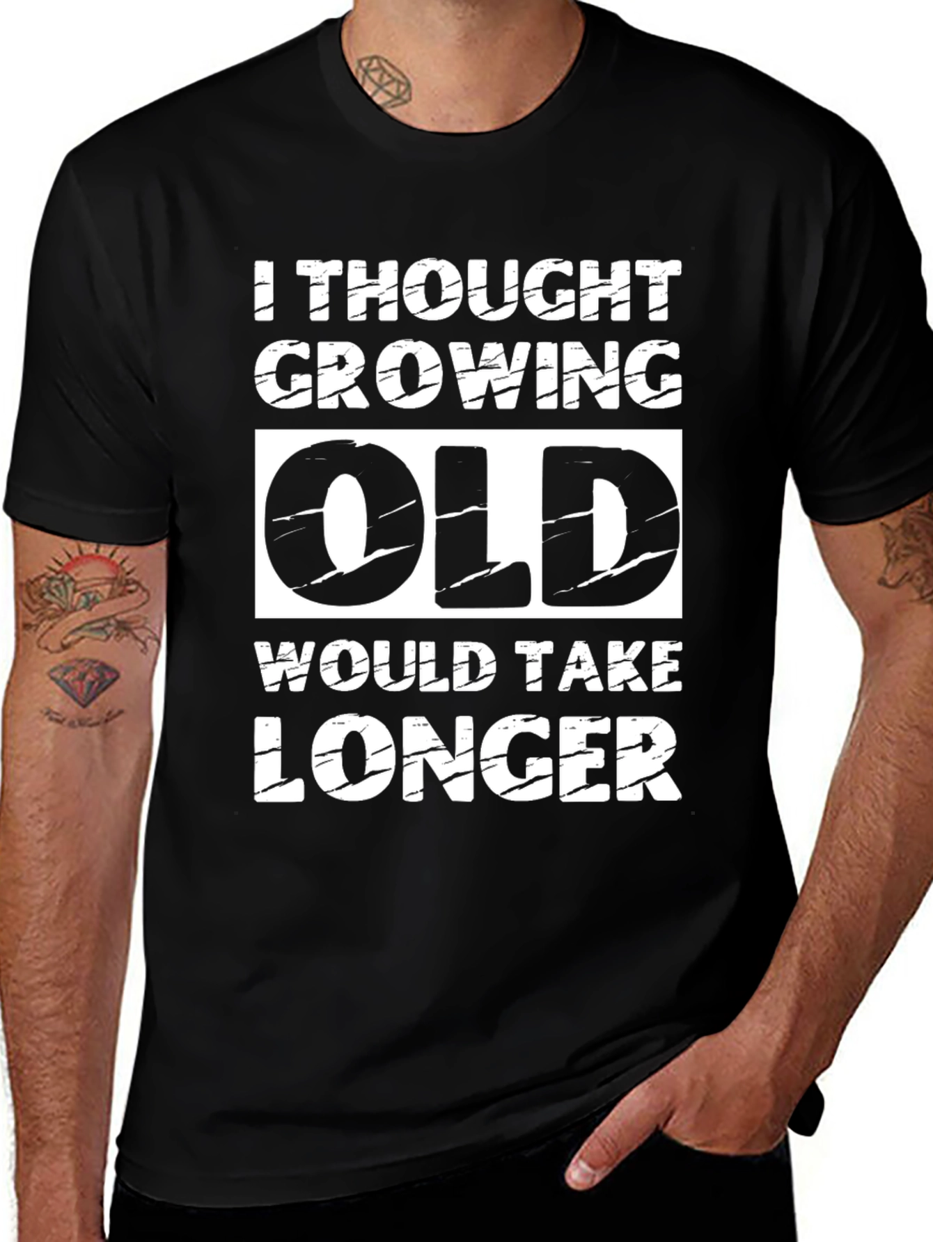 Variant 17 of Funny Growing Old T-Shirt