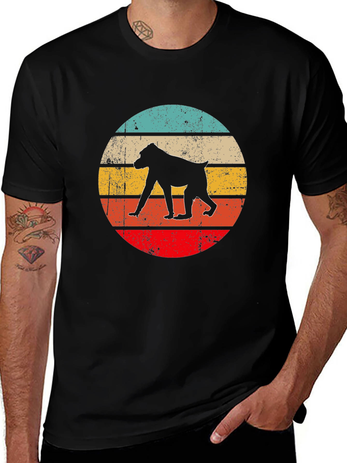 Variant 18 of Retro Mandrill T-Shirt
