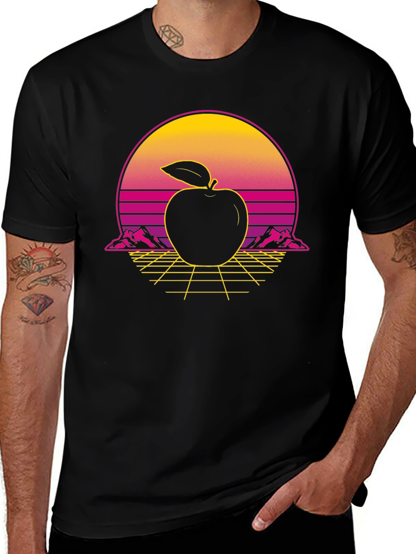 Variant 19 of Retro Apple T-Shirt - 80s Style Graphic Tee