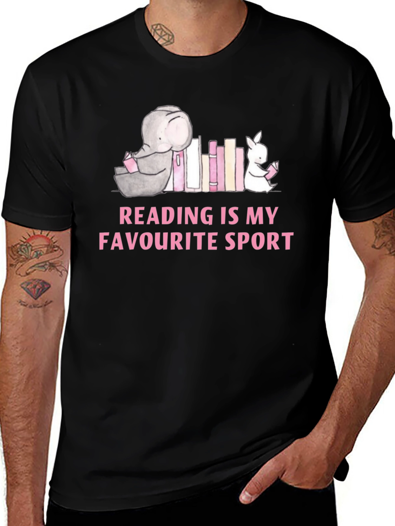 Variant 15 of Reading is My Favorite Sport Graphic T-Shirt