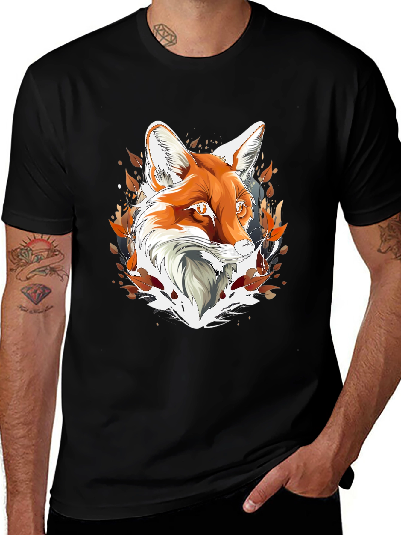 Variant 8 of Fox Graphic Tee - Stylish Animal Design