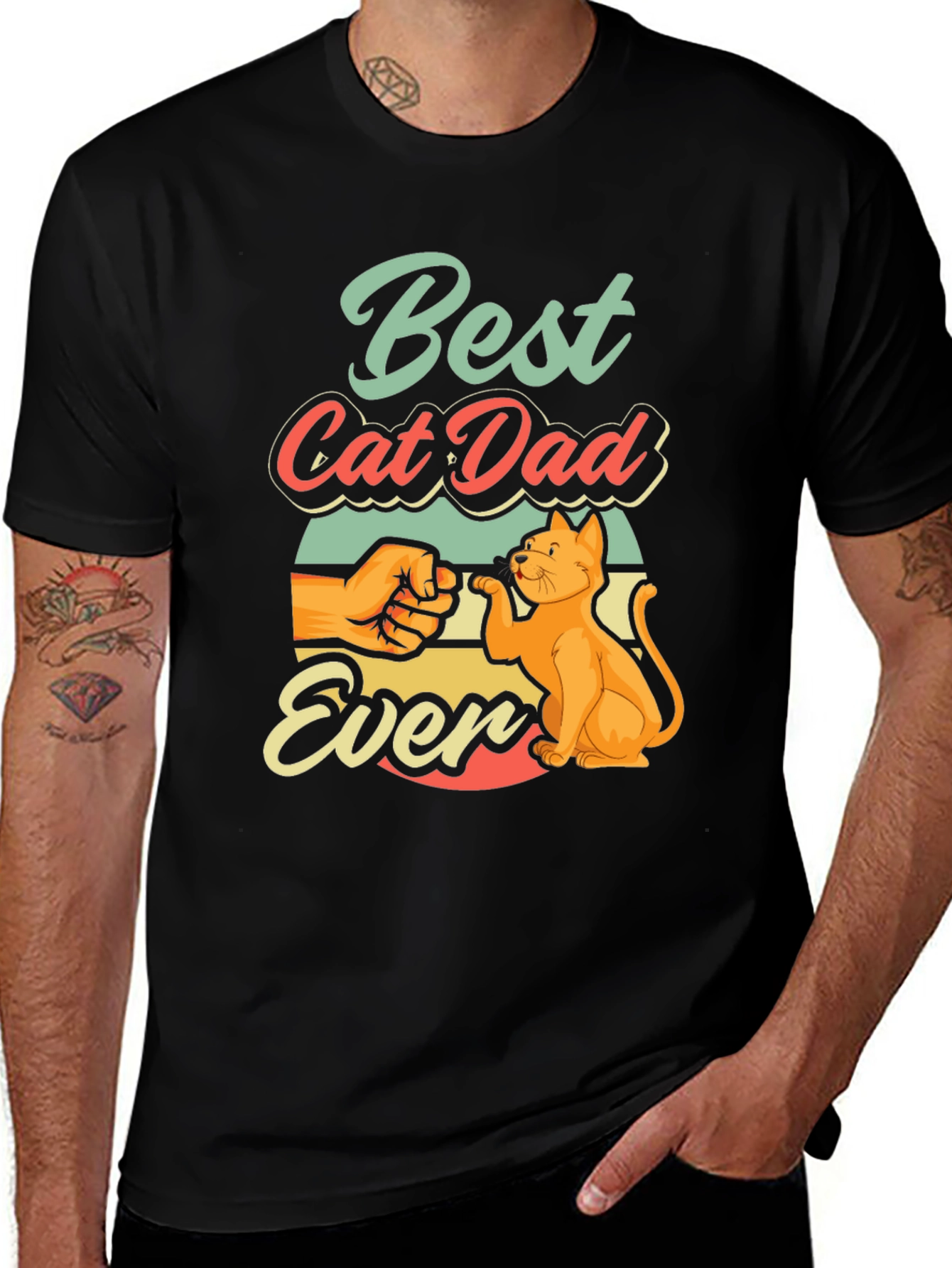 Variant 20 of Best Cat Dad Ever T-Shirt