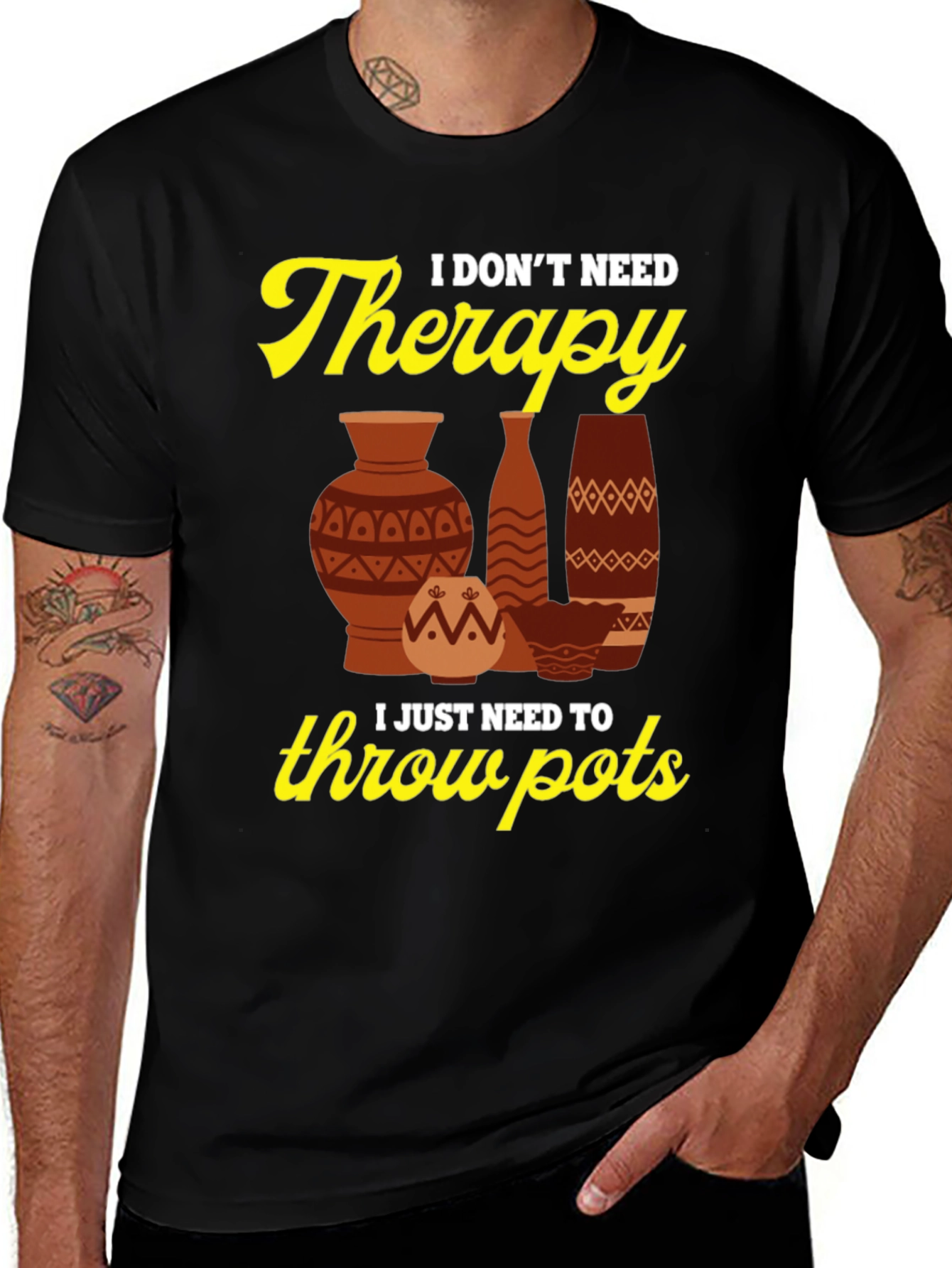 Variant 4 of Therapy Throw Pots Graphic T-Shirt
