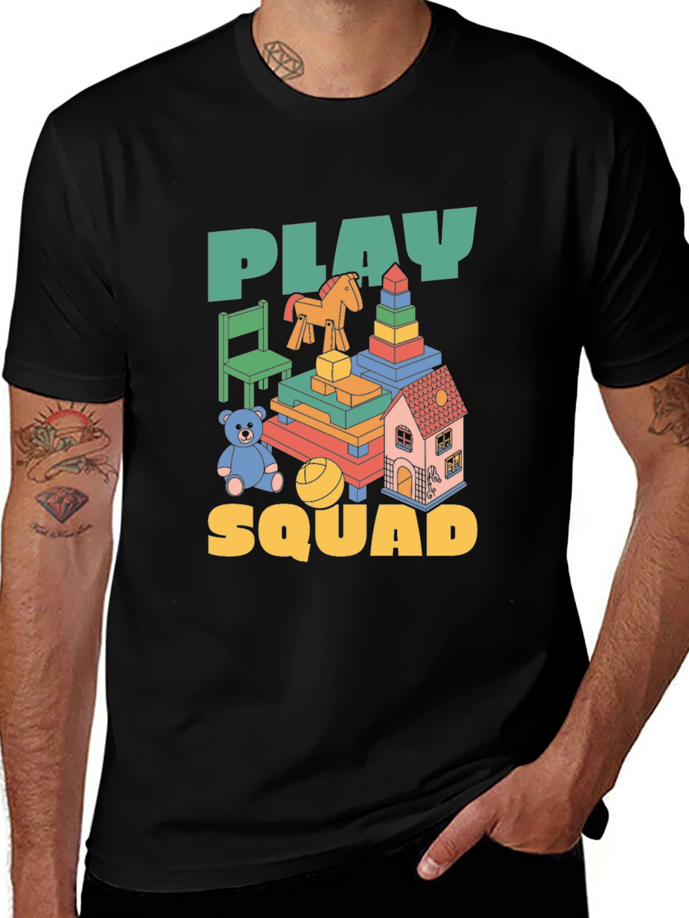 Variant 12 of Play Squad Graphic T-Shirt