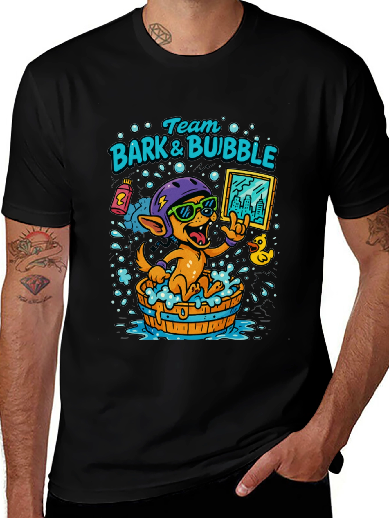 Variant 2 of Team Bark & Bubble T-Shirt