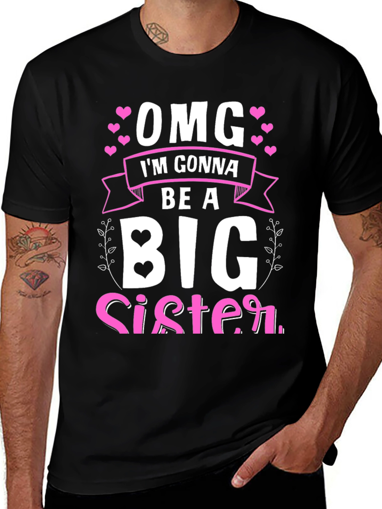 Variant 20 of OMG I'm Gonna Be A Big Sister T-Shirt