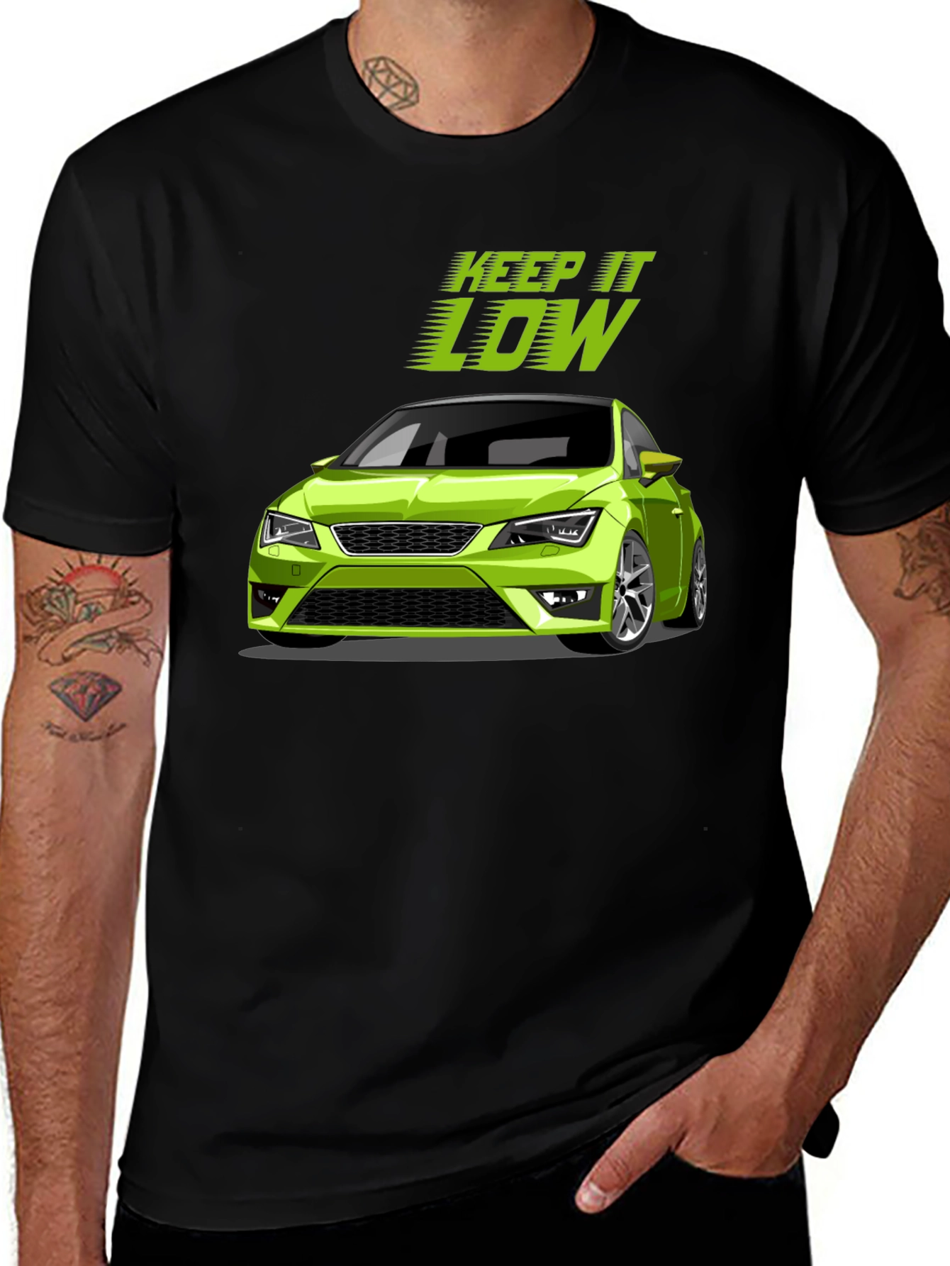 Keep It Low Car Graphic T-Shirt