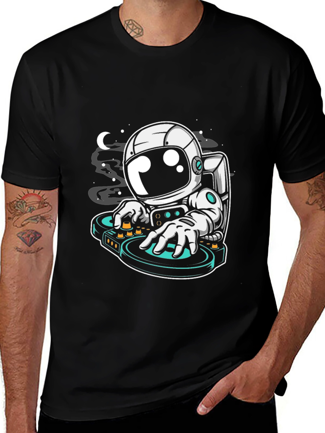 Variant 15 of DJ Astronaut Graphic T-Shirt