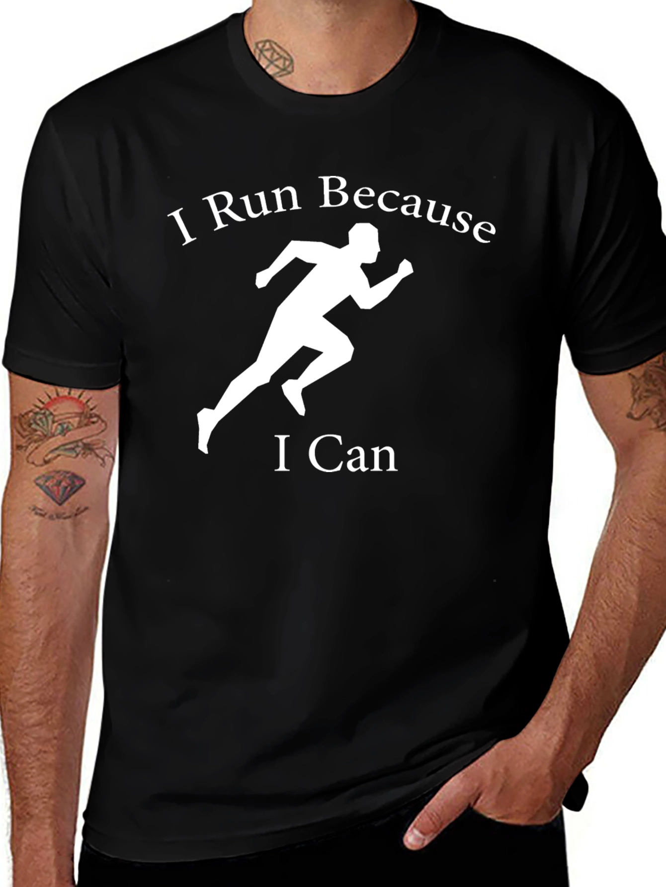 Variant 26 of I Run Because I Can Graphic Tee