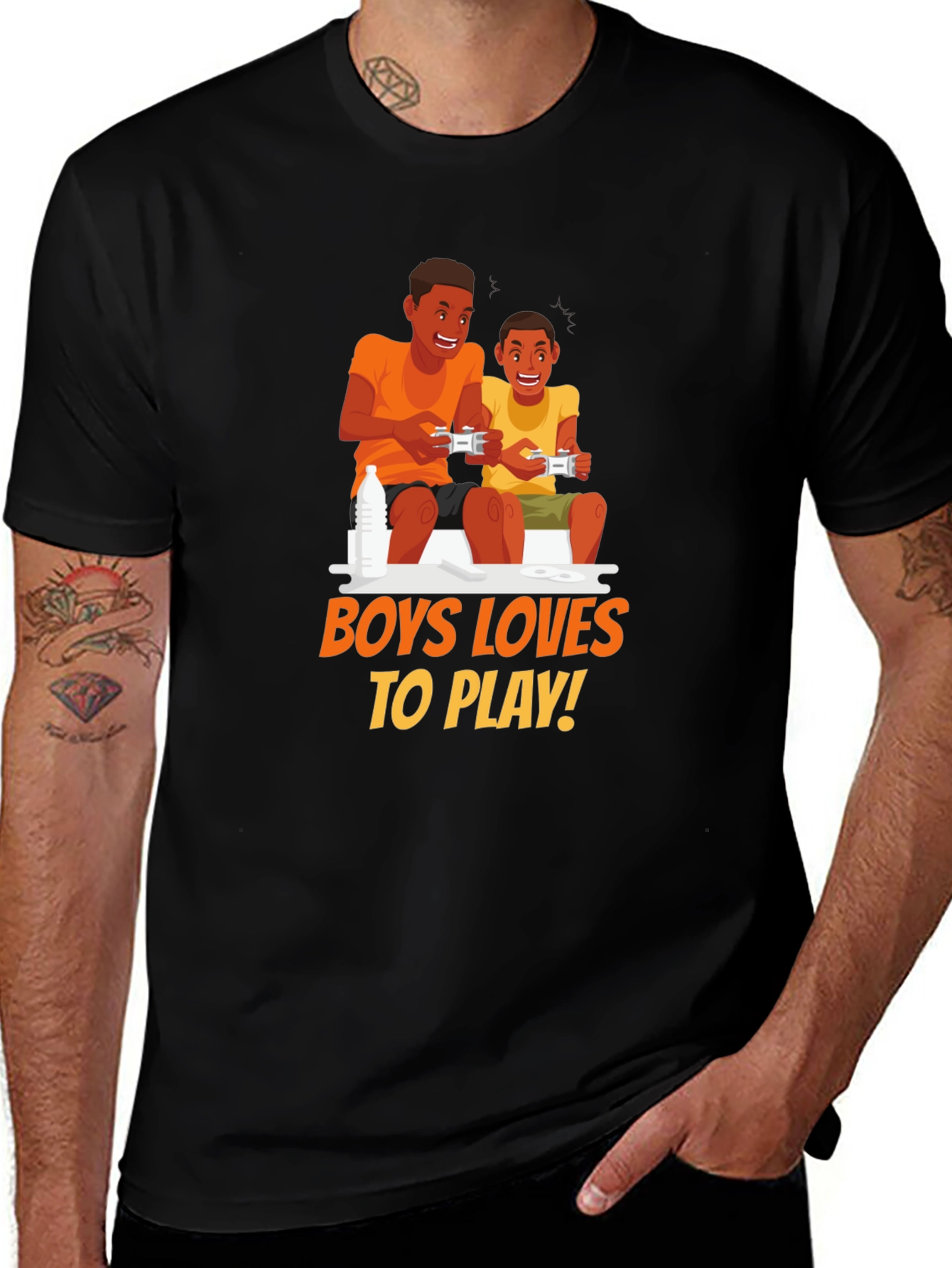 Variant 20 of Boys Love to Play Gaming T-Shirt