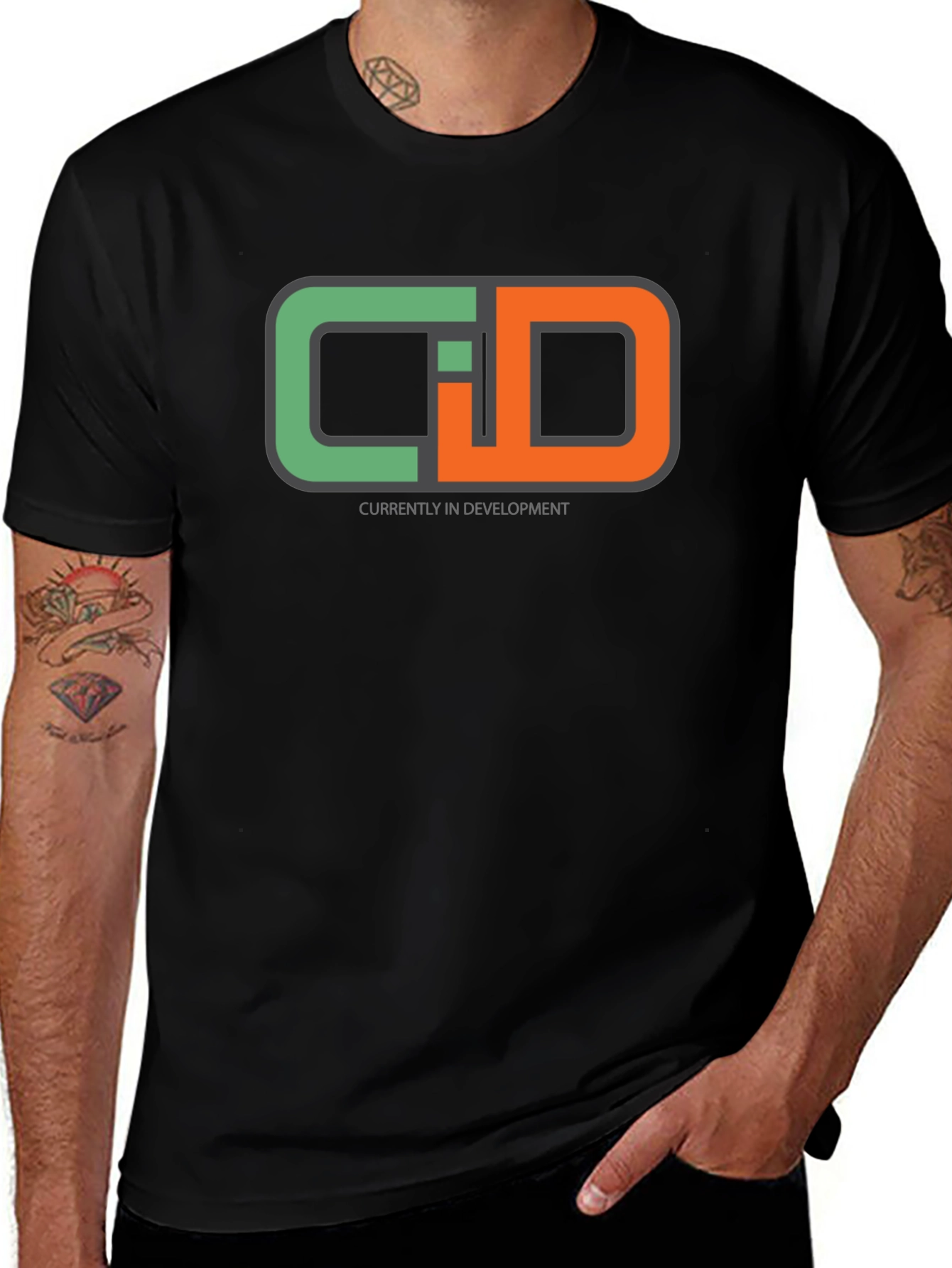 Variant 20 of CID Currently in Development Black T-Shirt