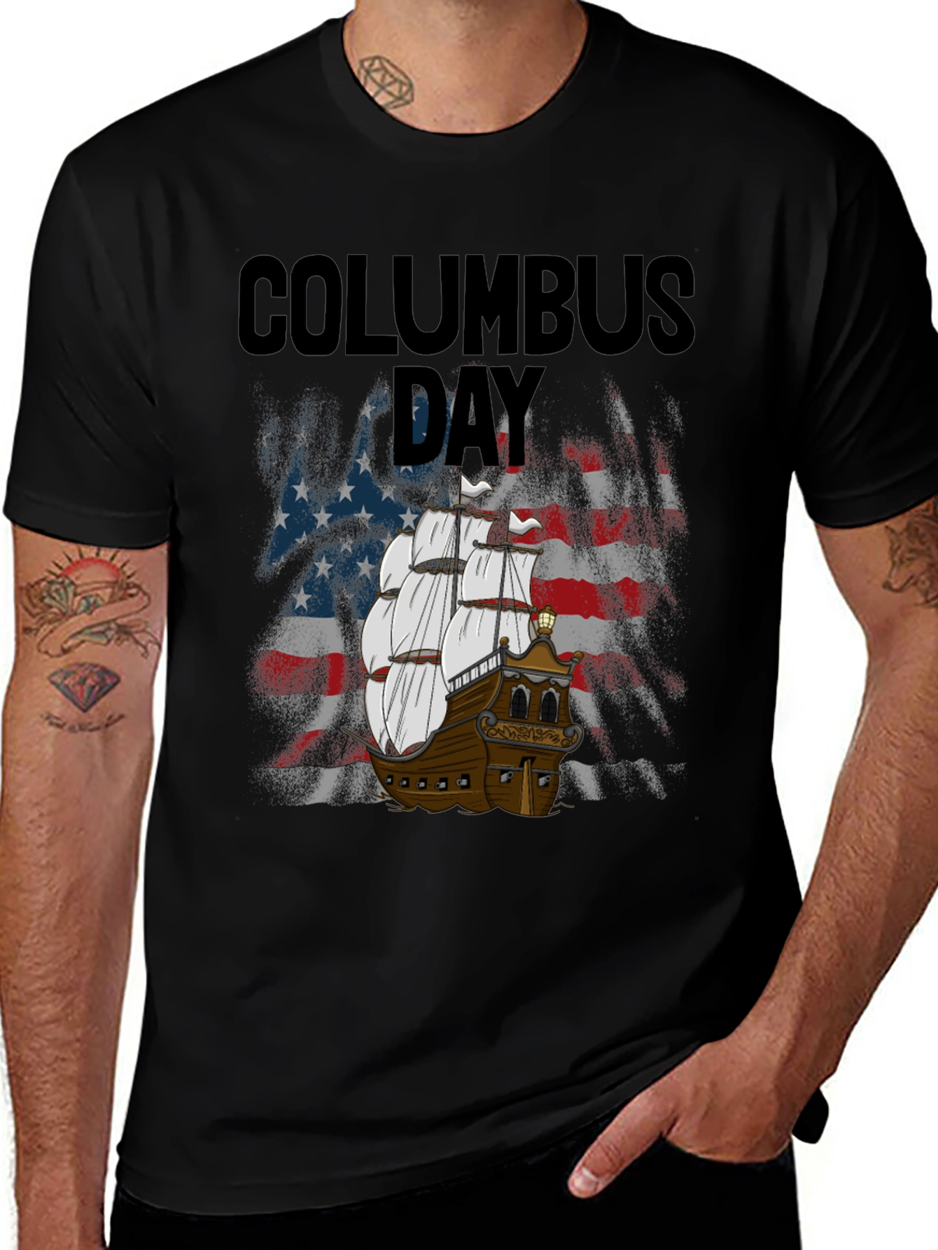 Columbus Day Ship T-Shirt