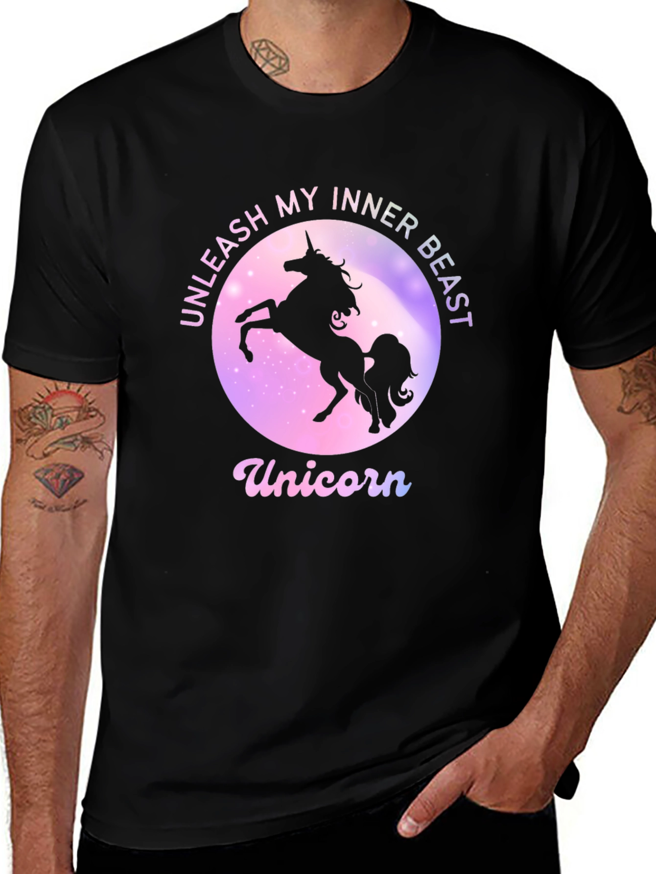 Variant 23 of Unleash Your Inner Beast Unicorn T-Shirt