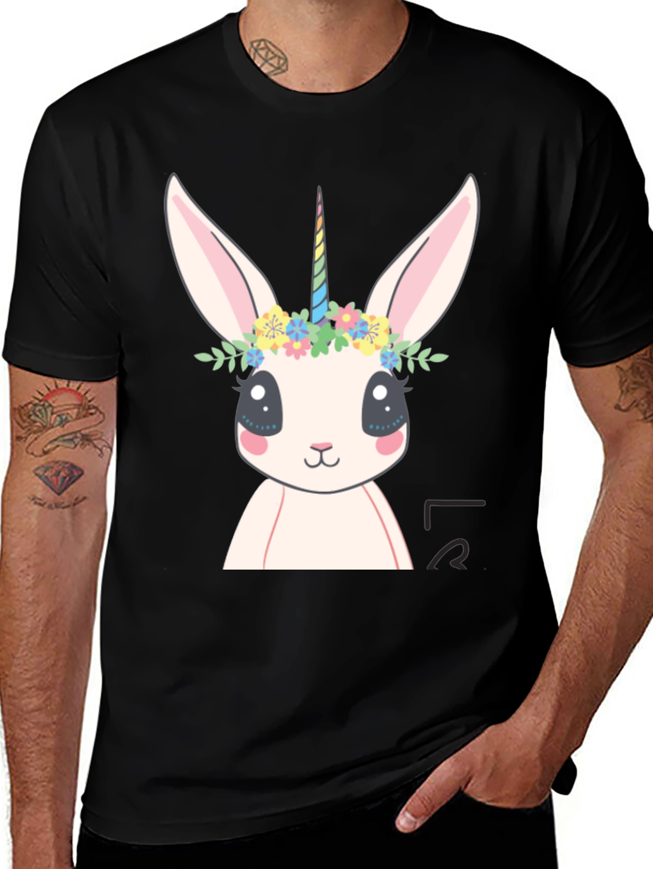 Variant 9 of Bunnycorn T-Shirt - Cute Unicorn Rabbit Tee