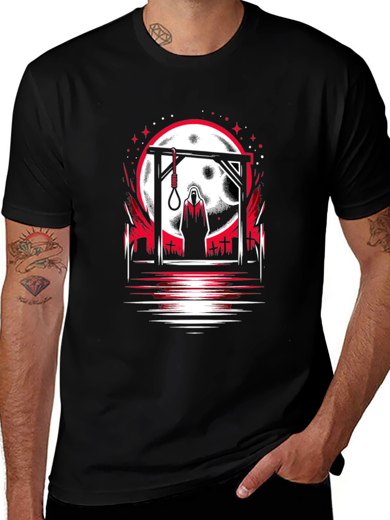 Variant 14 of Grim Reaper Gallows Moon T-Shirt