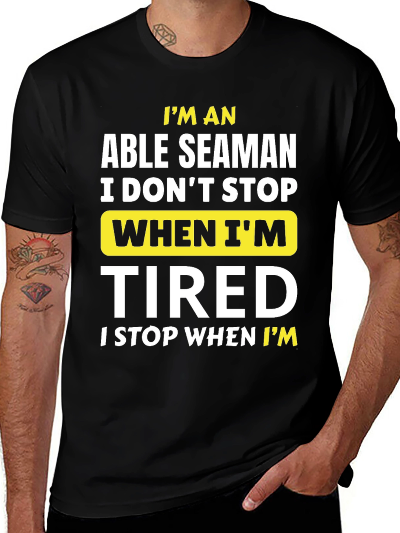 Able Seaman T-Shirt - Funny Seafarer Gift
