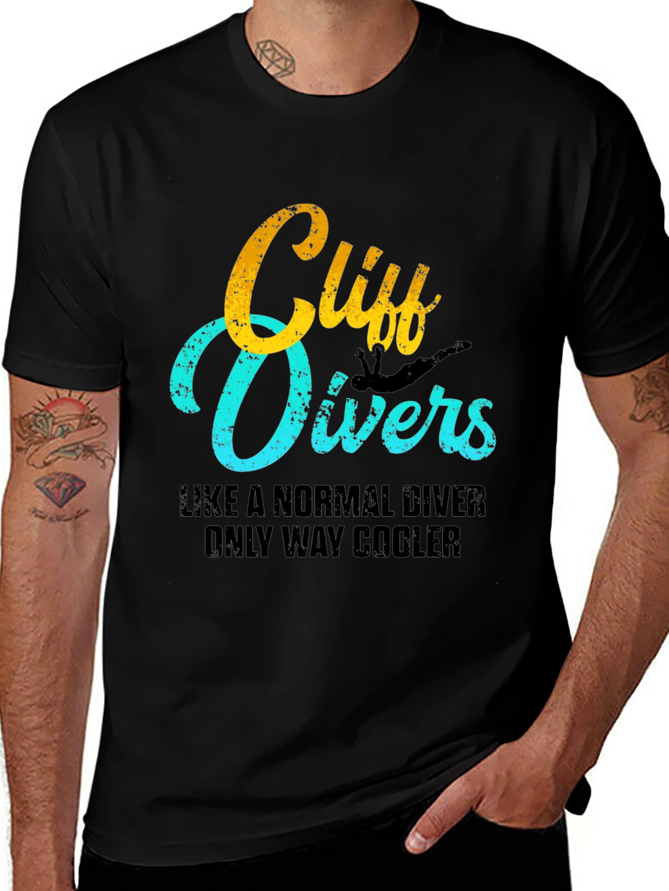 Variant 25 of Cliff Divers T-Shirt - Only Way Cooler