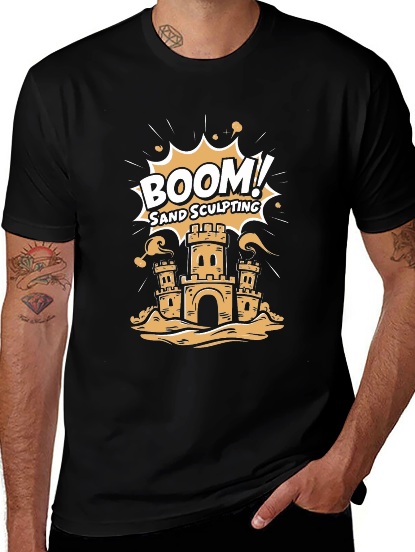 Variant 29 of Boom! Sand Sculpting Tee - Graphic T-Shirt