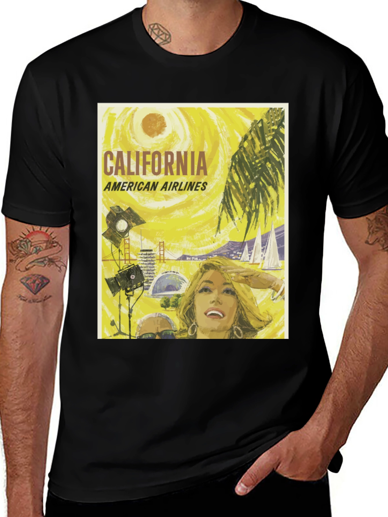 Variant 12 of California American Airlines T-Shirt