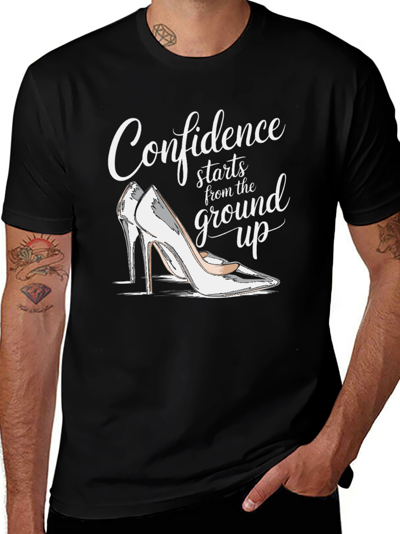Variant 25 of Confidence Starts From The Ground Up T-Shirt