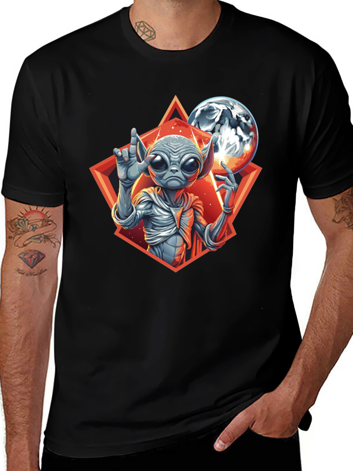 Variant 13 of Alien Graphic T-Shirt - Space Adventure