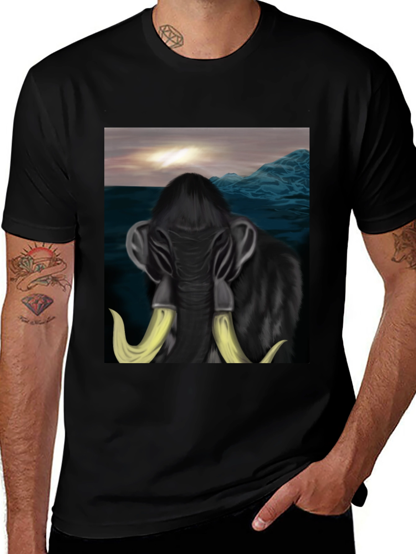 Variant 16 of Mammoth Graphic Tee - Stylish & Unique Design