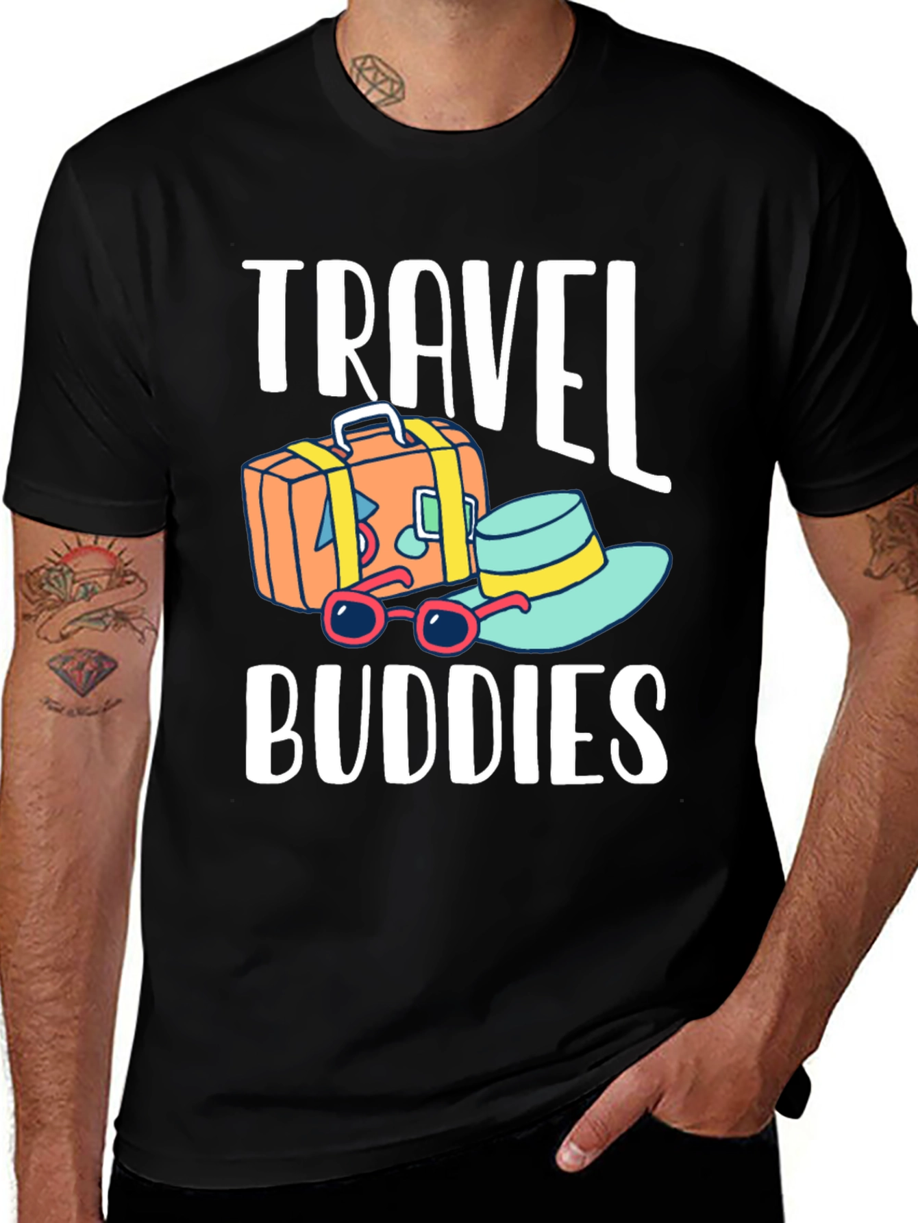 Variant 30 of Travel Buddies Graphic Tee