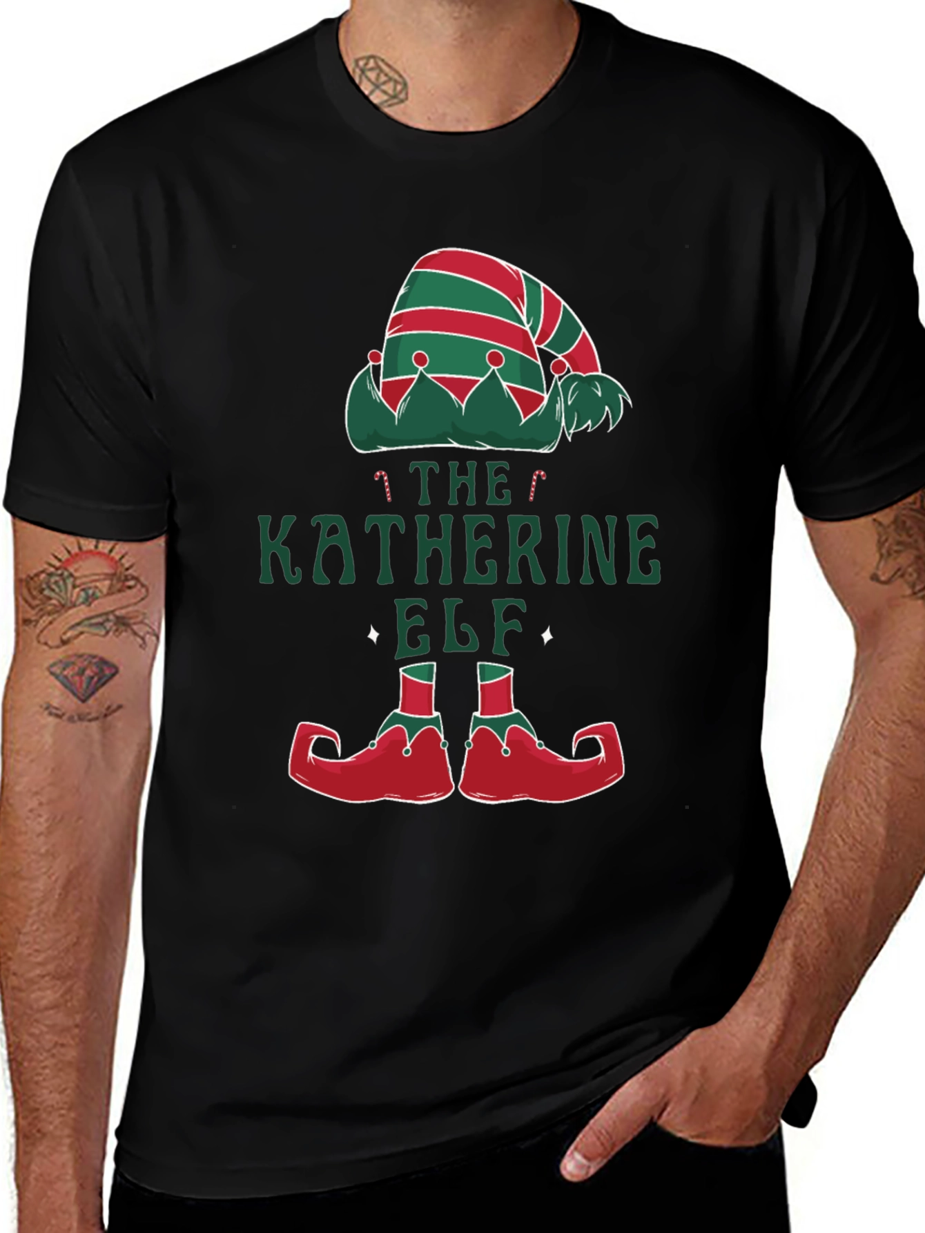 Katherine Elf Christmas T-Shirt
