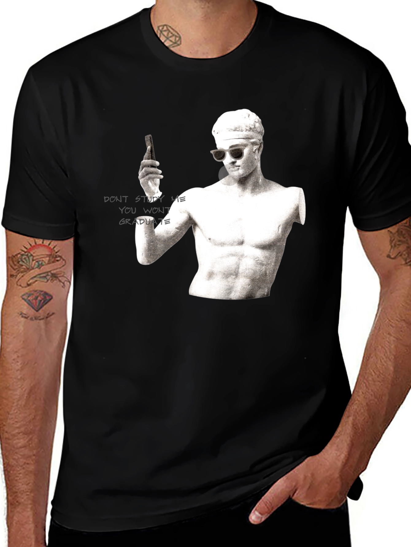 Variant 24 of Humorous Student T-Shirt - Study Me & Fail